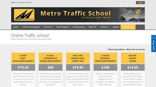 Online Courses - Metro Traffic School