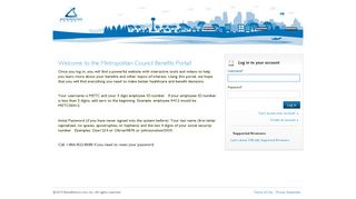 the Metropolitan Council Benefits Portal!