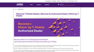 Metro by T-Mobile Dealers | Become An Authorized ... - Metro PCS
