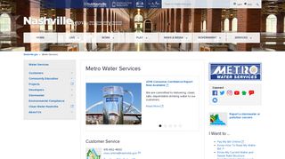 Metro Water Services - Nashville.gov