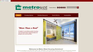 Metro West Housing Solutions - Home