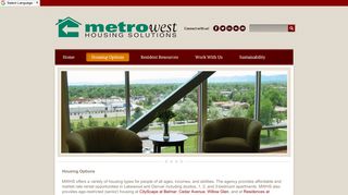Housing Options - Metro West Housing Solutions