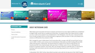 About Metrobank Card