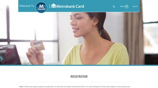 Registration - Metrobank Card