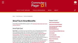 SmarTrip & SmartBenefits - CommuterPage.com