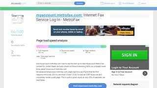 Access myaccount.metrofax.com. Internet Fax Service Log In - MetroFax