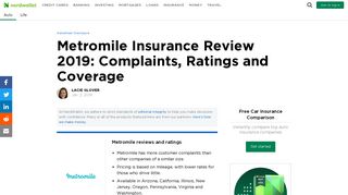Metromile Insurance Review 2019: Complaints, Ratings and ...