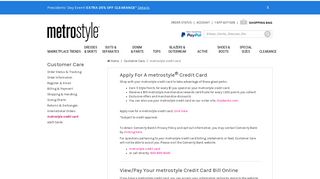 metrostyle credit card | Metrostyle