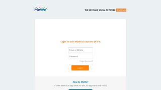 Login to your MeWe account to share - MeWe - The Next-Gen Social ...