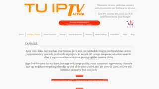 Tu IPTV Latino | Listado de aplicaciones
