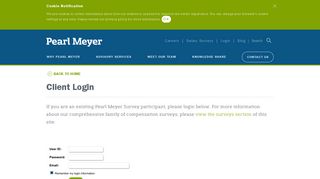 Client Login | Pearl Meyer