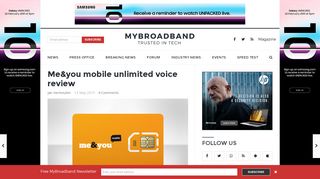 Me&you mobile unlimited voice review - MyBroadband