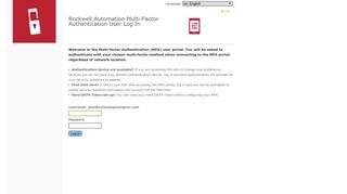 Multi-Factor Authentication™ | User Portal