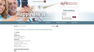 Online Banking - Members First Credit Union