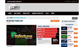 mFortune Poker App On Android & iOS | Review & Guide | Free Play ...
