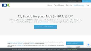 My Florida Regional MLS (MFRMLS) MLS/IDX Approved Vendor | IDX ...