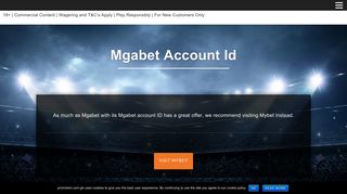 Mgabet Account Id January 2019 | 100% up to 20 GHS In Bonus