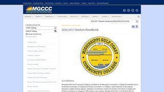 Online Course Information - MGCCC Catalog - Mississippi Gulf Coast ...