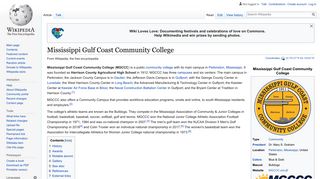 Mississippi Gulf Coast Community College - Wikipedia