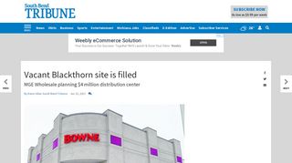 Vacant Blackthorn site is filled | Business | southbendtribune.com