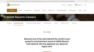 Careers - MGM Resorts