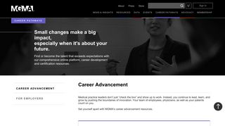 Career Advancement - MGMA
