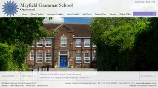 Mayfield Grammar School Gravesend: Home