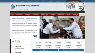 Mahatma Gandhi University, Nalgonda(TS).