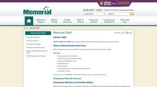 Memorial Staff | Memorial Hospital at Gulfport
