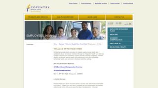 Coventry Health Care: Employees in MHNet