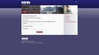MHNGS: Forgot Password - MHN Government Services