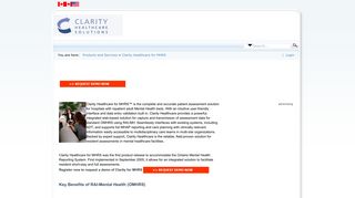 Clarity Healthcare for MHRS - Clarity Healthcare Solutions