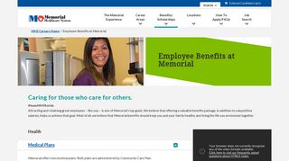Employee Benefits at Memorial Healthcare ... - MHS Careers Home