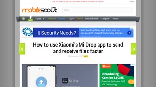 How to use Xiaomi's Mi Drop app to send and receive files faster ...