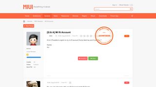 Mi fit Account - MIUI General - Xiaomi MIUI Official Forum