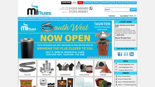 Mi-Flues, flexible flue liner manufacturer and chimney parts distributor