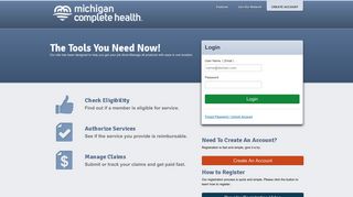 Michigan Complete Health Provider Tools