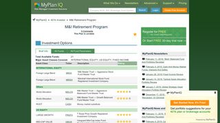 M&I Retirement Program | MyPlanIQ