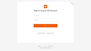 Sign in to your Mi Account - Mi Account - Sign in