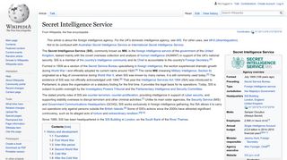 Secret Intelligence Service - Wikipedia
