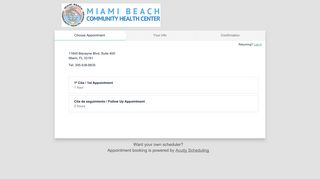 Schedule Appointment with Miami Beach Community Health Center