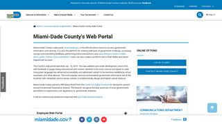 Web Portal - Miami-Dade County