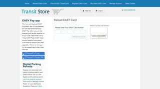 Reload EASY Card - Welcome to the Miami-Dade County Transit Store