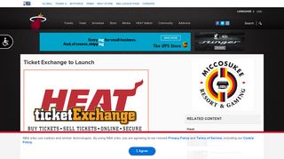 Ticket Exchange to Launched | Miami Heat - NBA.com