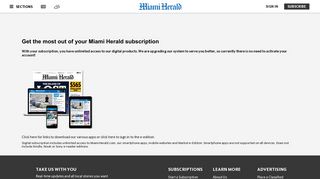 Activate Your Account | Miami Herald