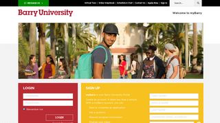 myBarry Login: Barry University, Miami Shores, Florida