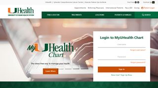 My UHealth Chart | University of Miami Health System