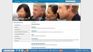 Miami-Dade County - Human Resources - Online Services