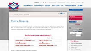Online Banking | Centennial Bank