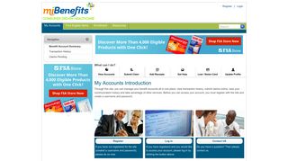 miBenefits -- Consumer Driven Healthcare > My Accounts > Benefit ...